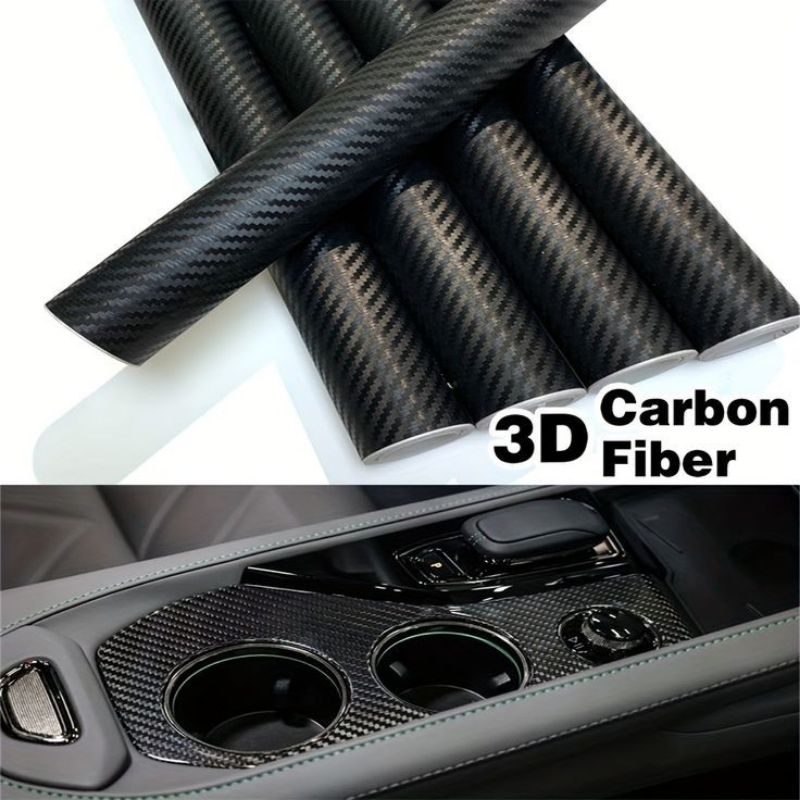stiker skotlet carbon 3D 1Roll(50cm x 9meter)derek
