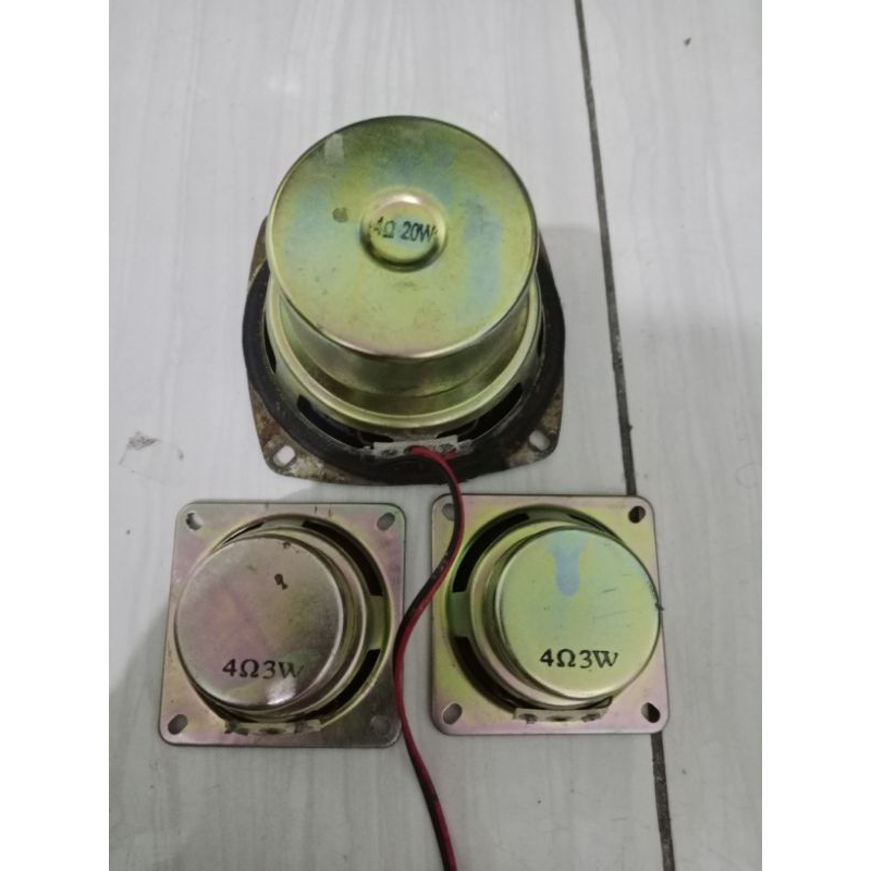 speaker bekas subwoofer simbada 4inc + 2inch sesuai foto