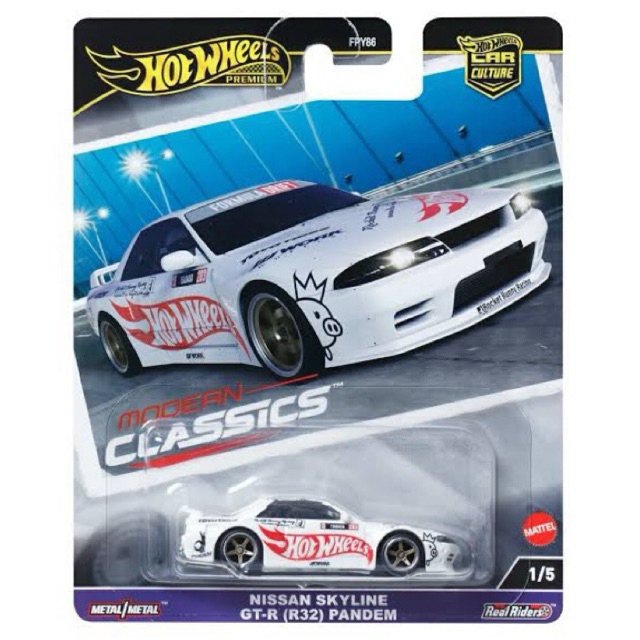 NISSAN SKYLINE GT-R (R32) PANDEM HOTWHEELS PREMIUM BOULEVARD
