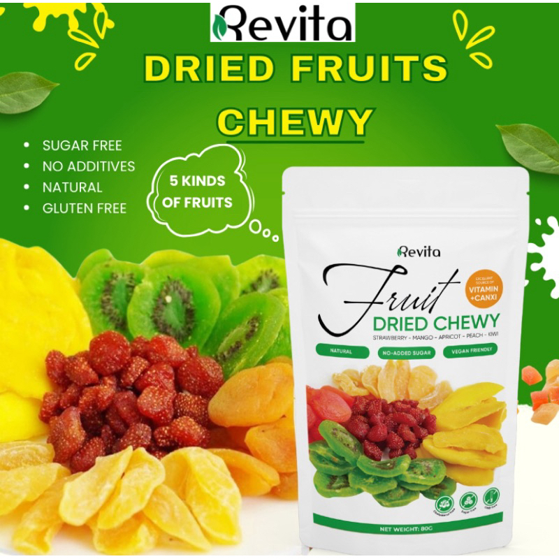 

Revita Dried Fruits Chewy 80 gram