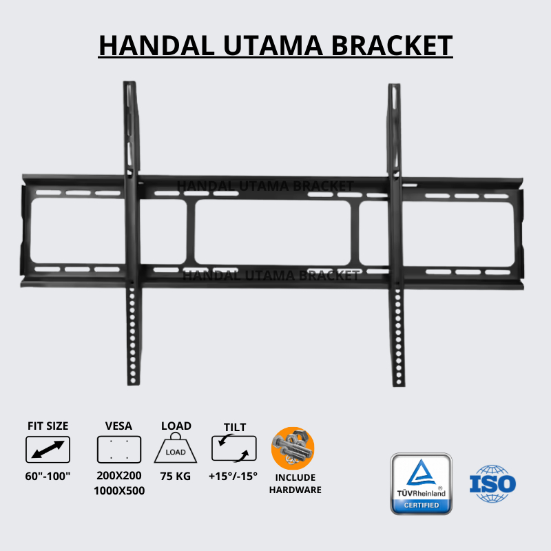 BRACKET TV BRAKET TV BREKET TV UKURAN BESAR 100 95 90 85 80 75 70 65 60 55 50 INCH UNIVERSAL TV