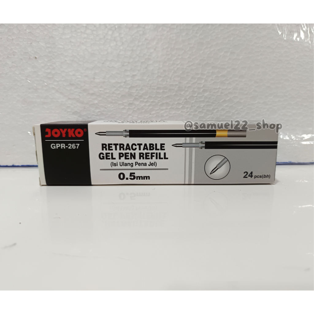 

Refil / Isi Pulpen JOYKO GPR-267 Retractable 0.5mm Satuan 1 pcs