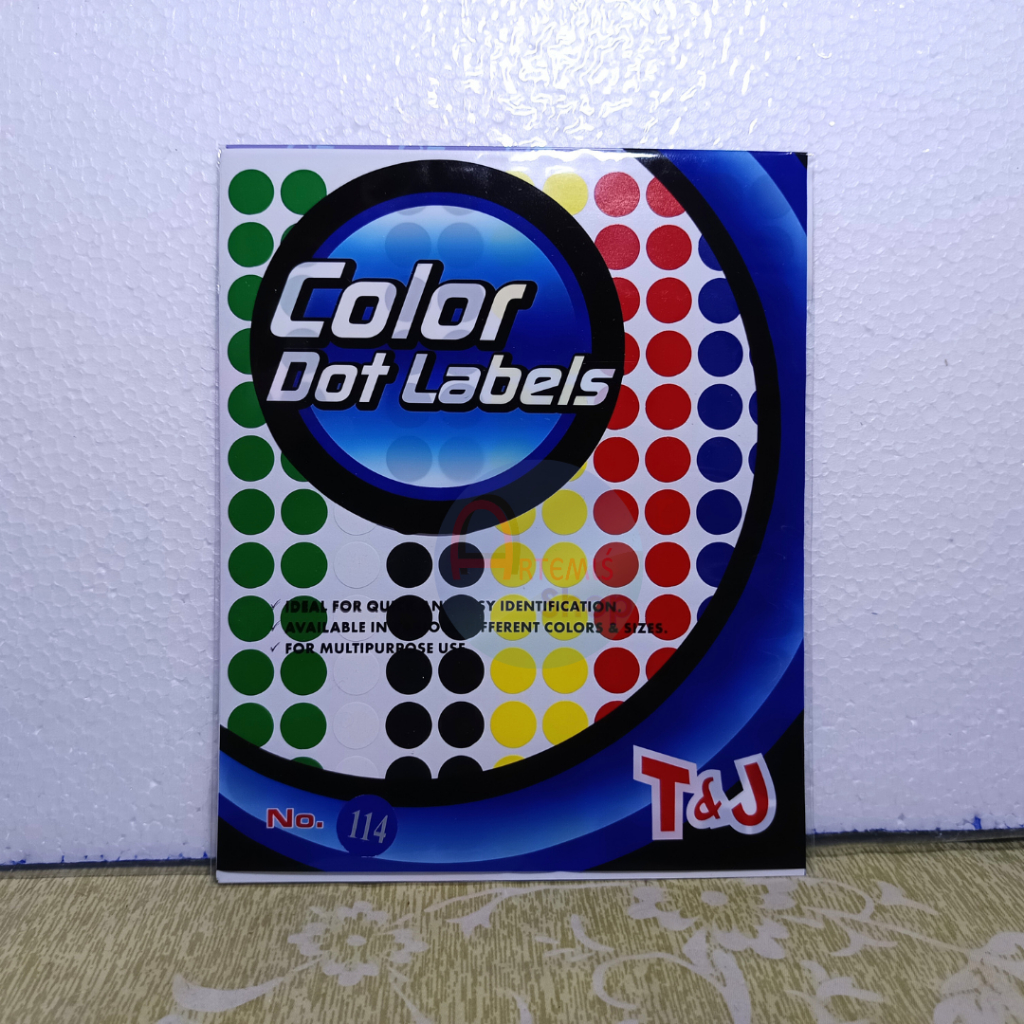

Label Tom & Jerry Bulat No. 114 Diameter 13 mm 6 Warna Isi 5 Lembar