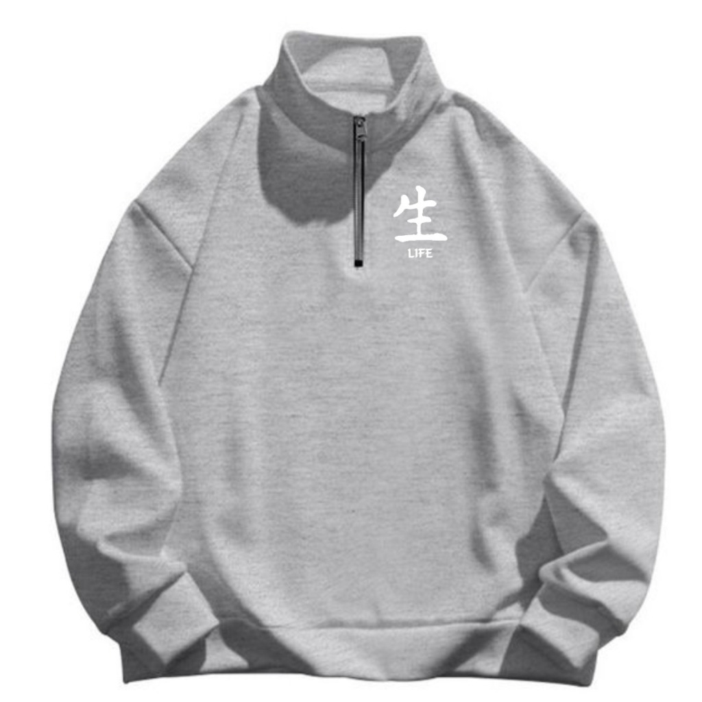 new big promotion 2025- halfzip sweater distro bandung terbaru--fashion anak muda kekinian-sweater a