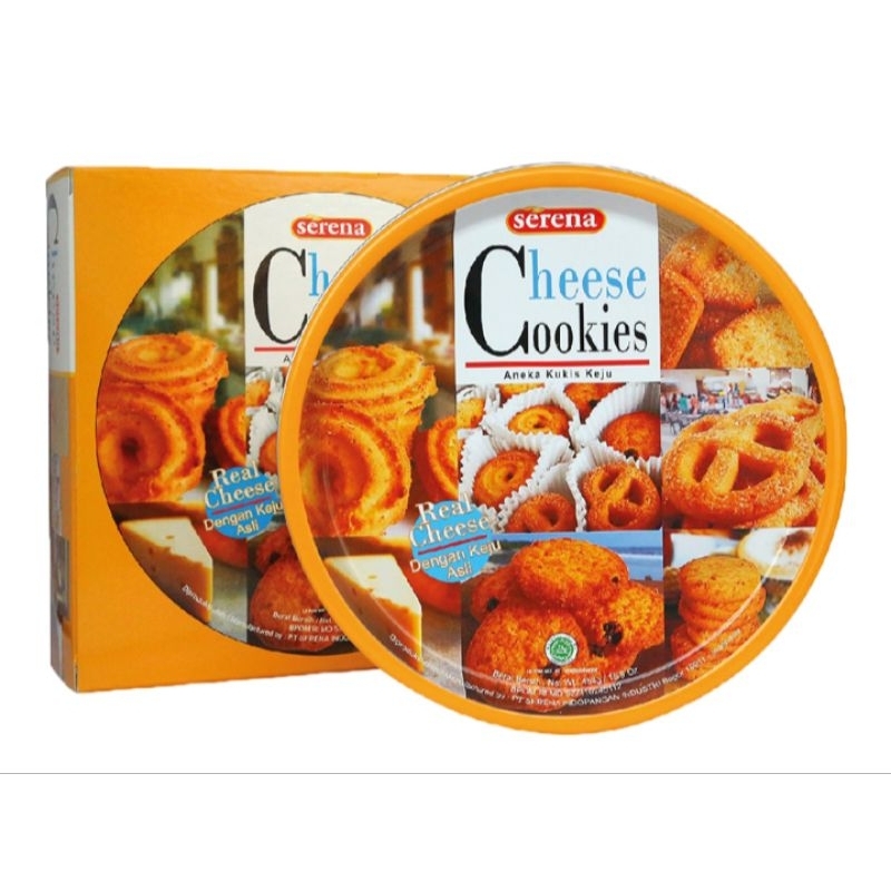 

SERENA Cheese Cookies Kukis Keju Kaleng 454 gram