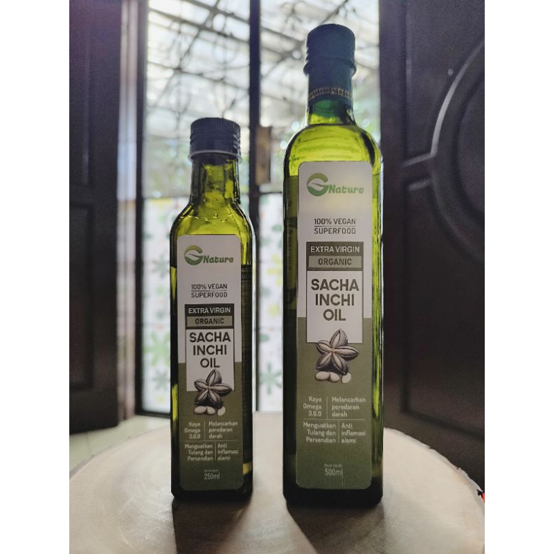 Sacha Inchi Oil Organik 250 ml, 500 ml