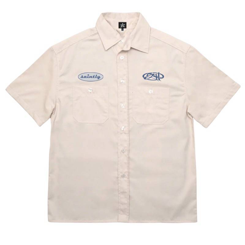 Sai - Trent Work Shirt Boxy Twill Cotton Boxy Fit