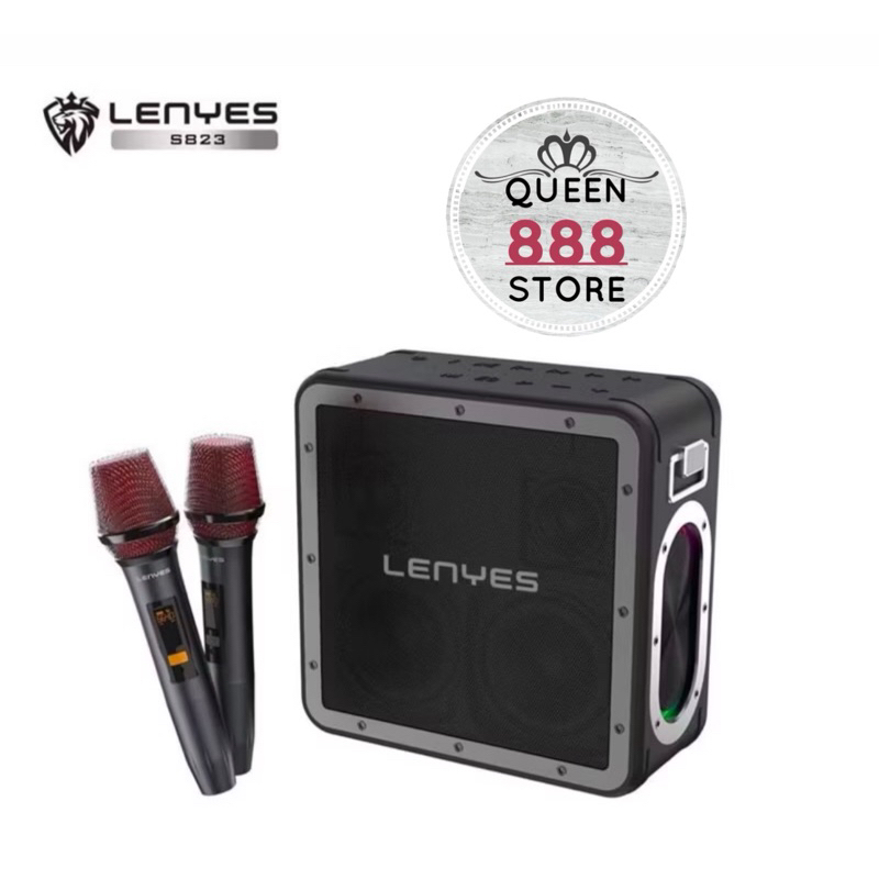 SPEAKER LENYES S823 160W Outdoor KTV Wireless / Speaker + Microphone Karaoke Bluetooth 5.0 DSP Super