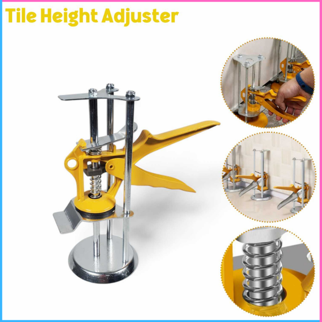 Alat perata pasang keramik paket komplit - Tile spacer leveling system murah hemat berkualitas  - DT