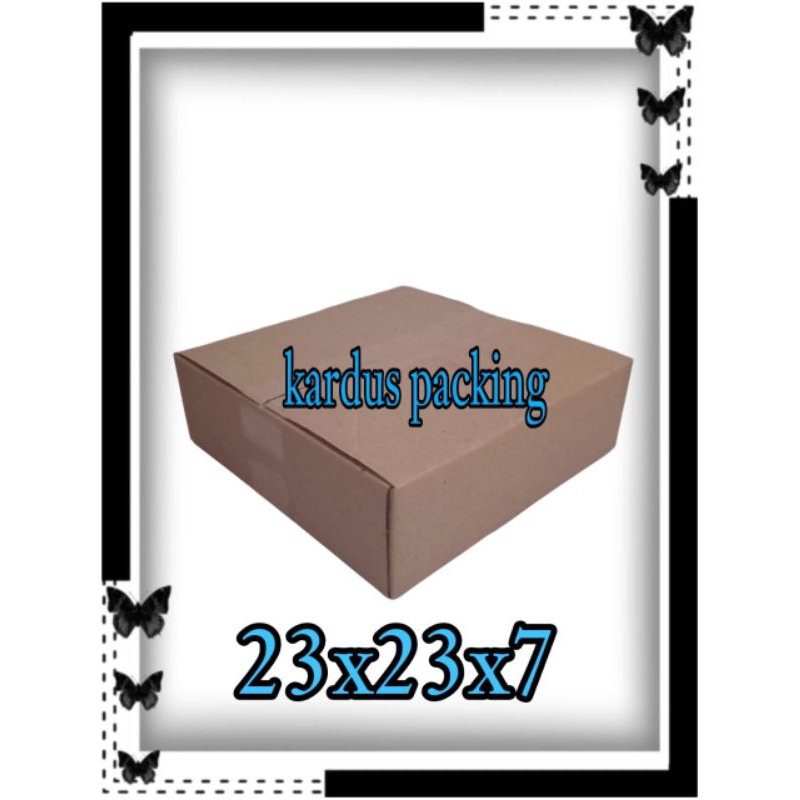 

kardus packing UK 23x23x7 kardus besar kardus kecil
