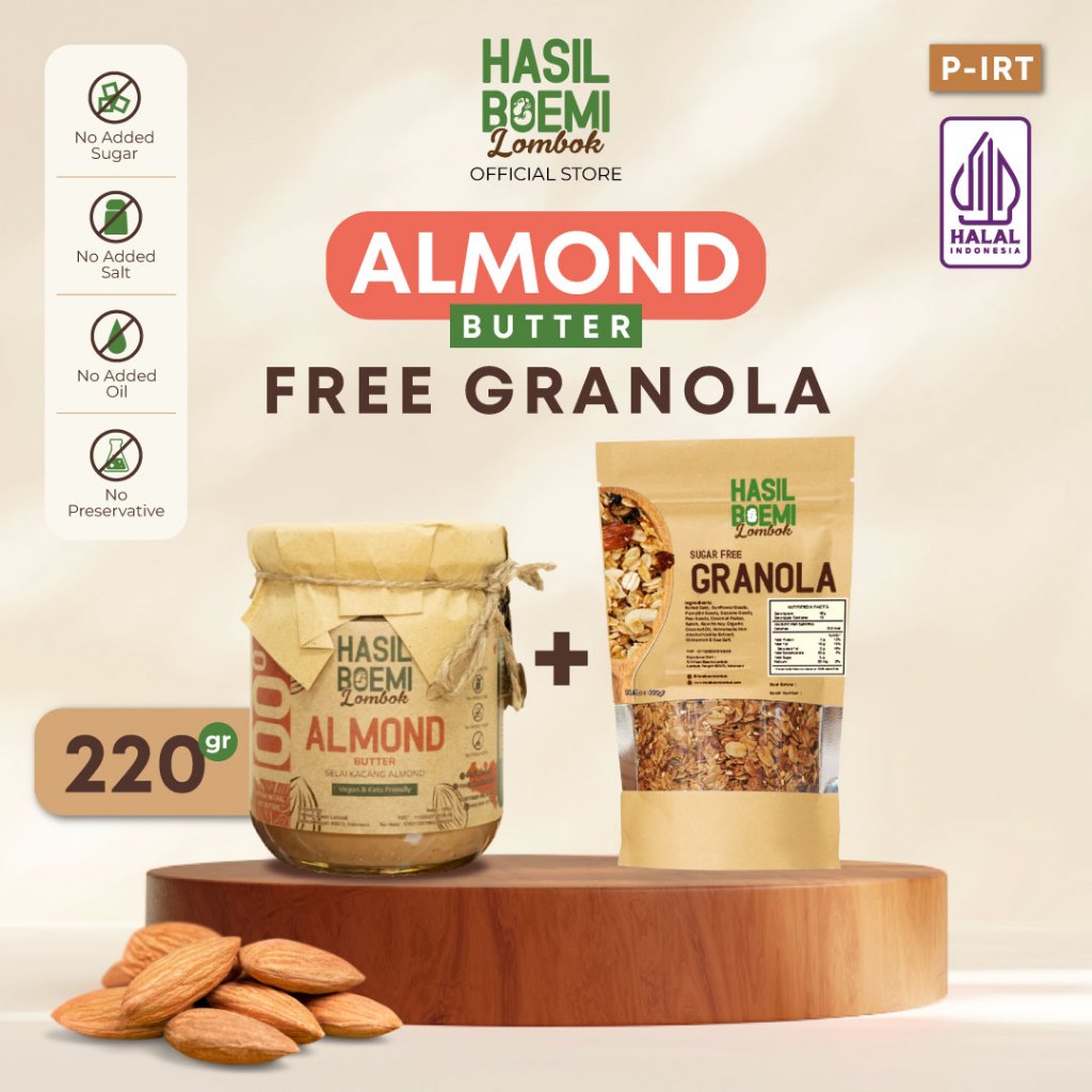

ALMOND BUTTER / SELAI KACANG ALMOND