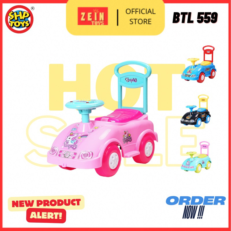 ZEINTOYS Mainan mobil dorong anak lucu unisex SHP Toys BTL 553