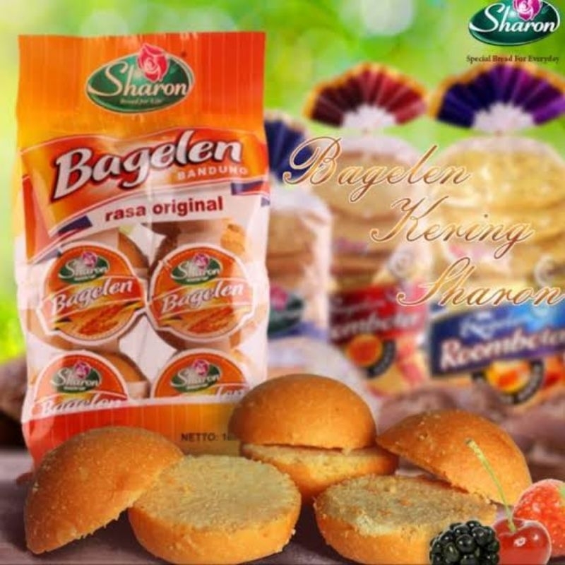 

Bagelen Sharon rasa original roti kering sharon