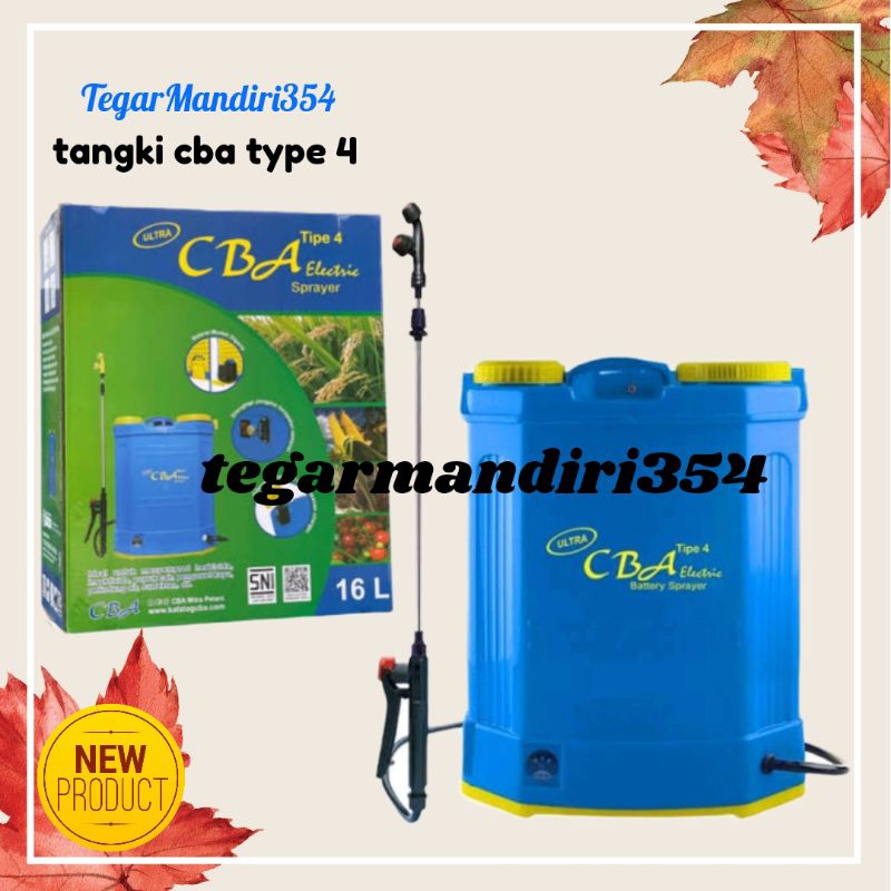 Tangki sprayer cba type 4 16liter / tangki cas elektrik CBA 16L / alat semprot hama Cba 16liter Tang