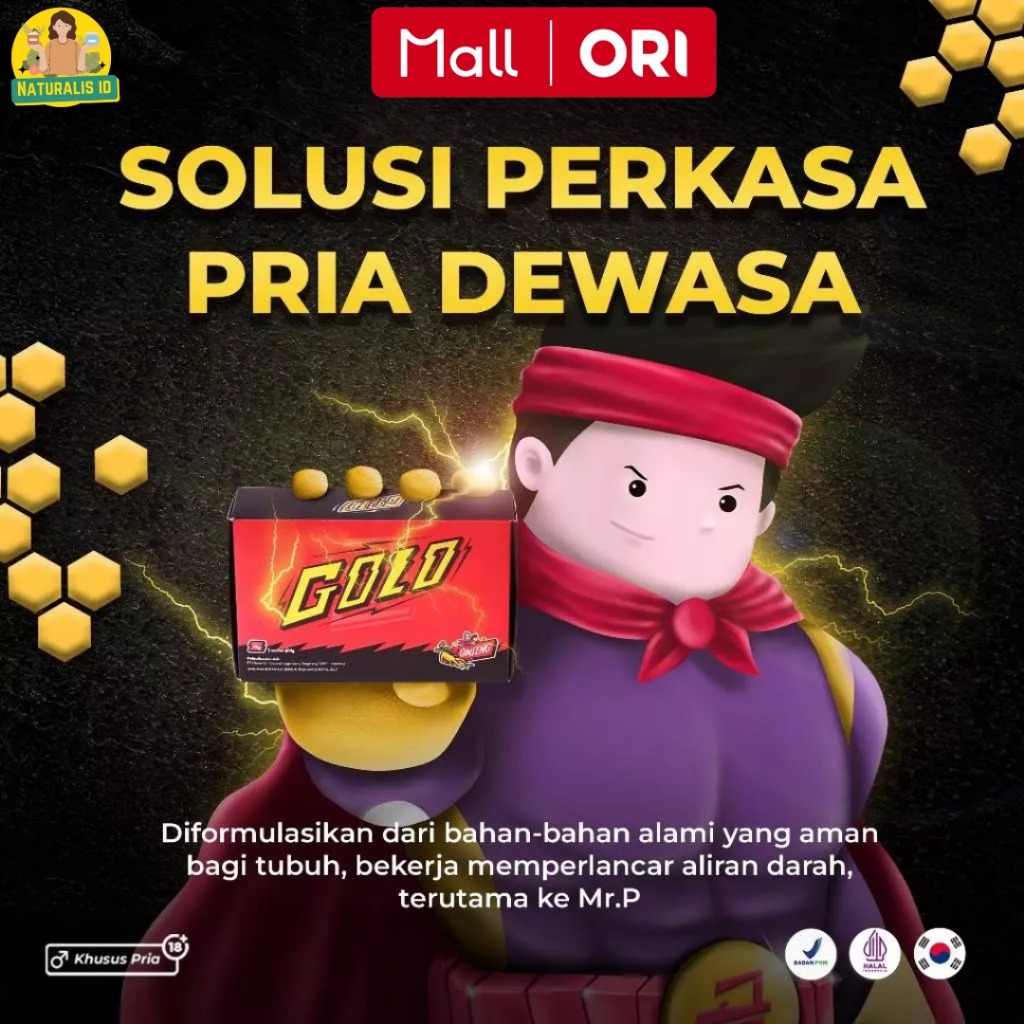 Mister Golo Ginseng / Mr Golo / Golo Sachet Original Ecer 1 Box