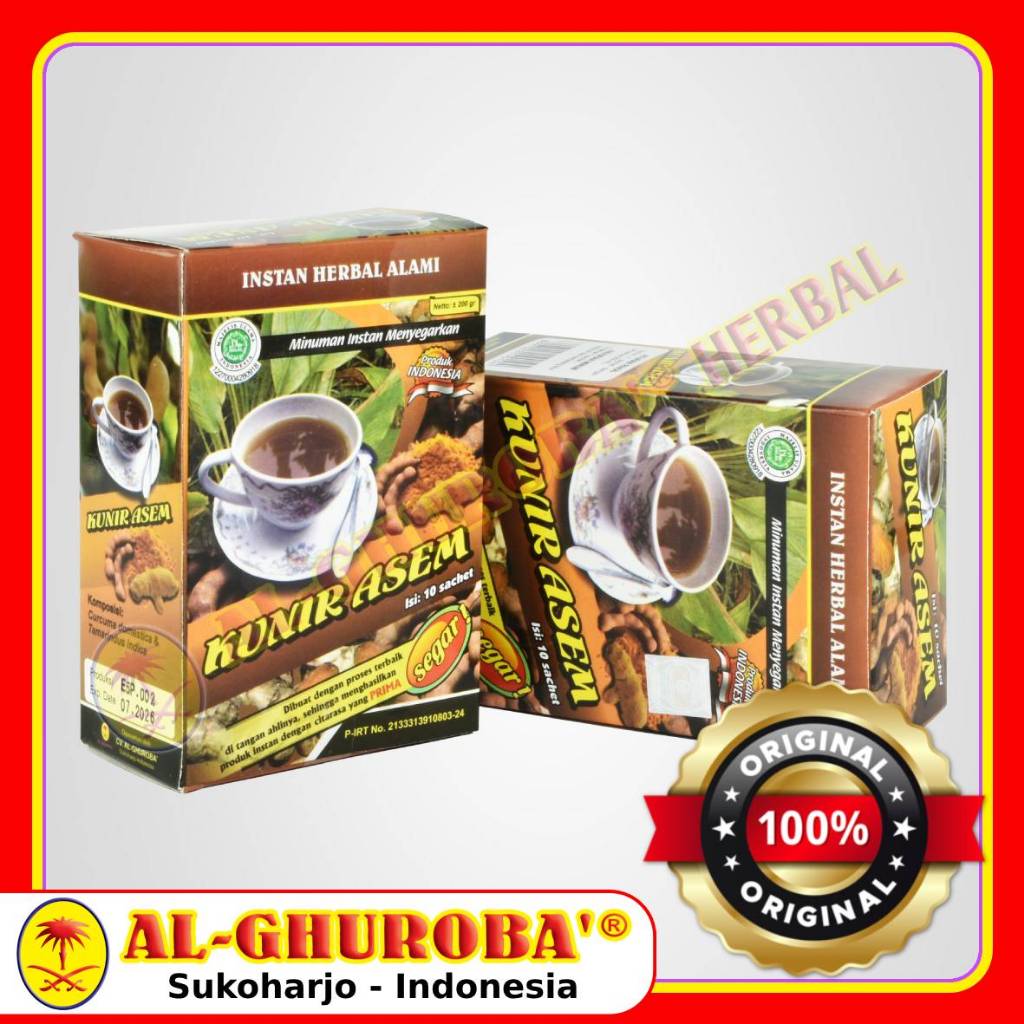 

Minuman Herbal Instan Kunir Asem Al-Ghuroba 200gr HALAL