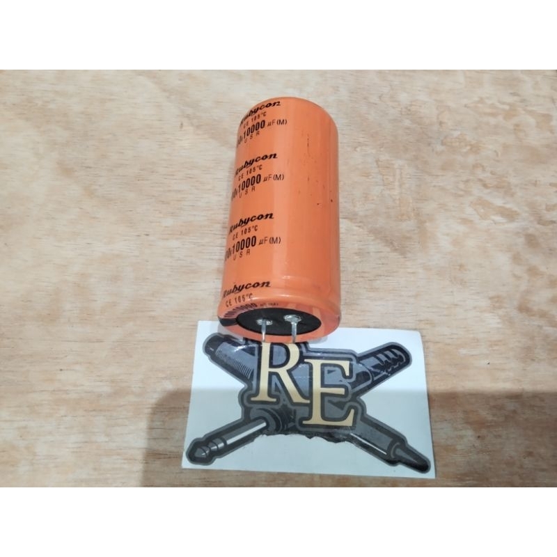 ELCO Rubycon orange 10000uf 100v