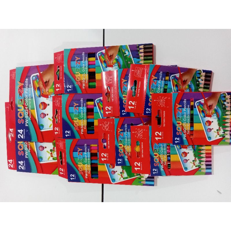 

Pensil Warna Merek Squeezy Pensil Warna Murah pensil warna 24 warna 12 warna panjang 12 warna pendek