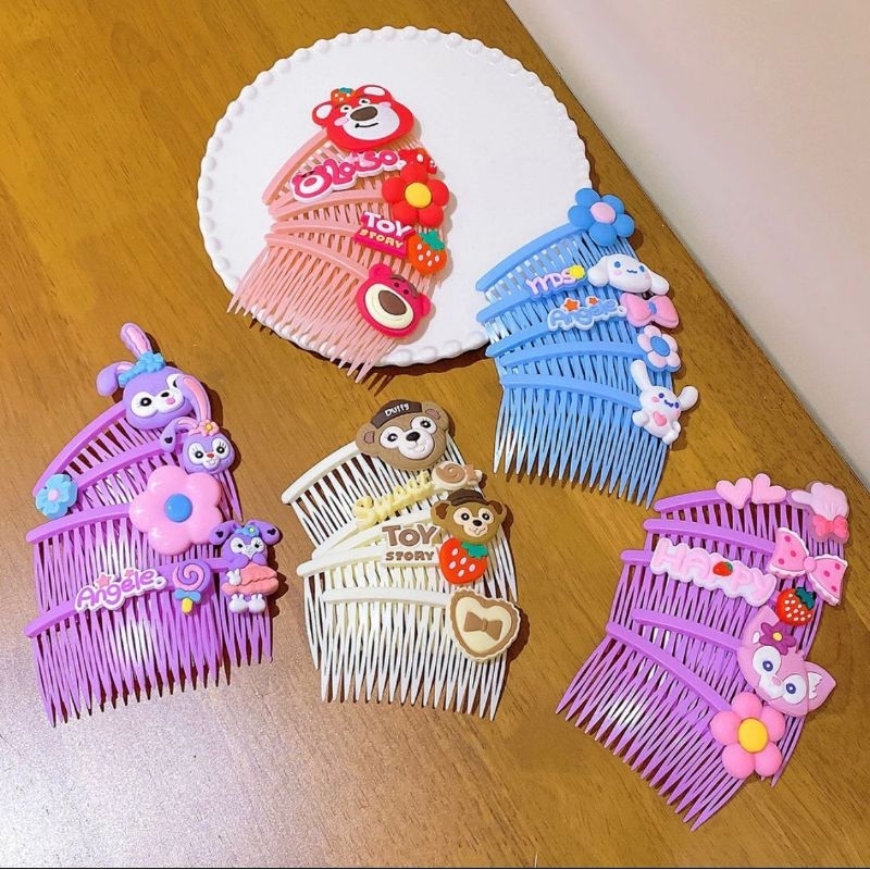 Sirkam rambut anak isi 5pc karakter kartun stella lou cinamorol cinnamoroll gaya korea korean style 