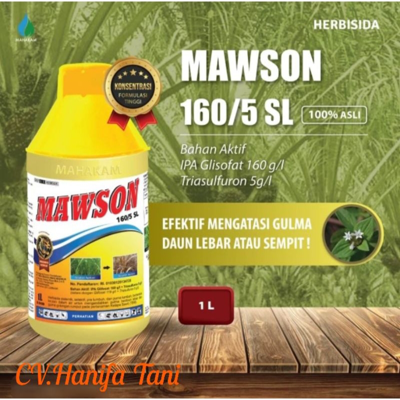 Mawson 160/5 SL 1 Liter Herbisida Sistemik Racun Rumput