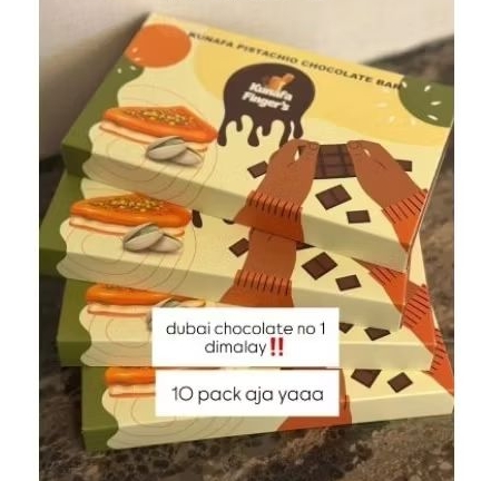 

Ready Dubai Chocolate Kunafa fingers Malaysia