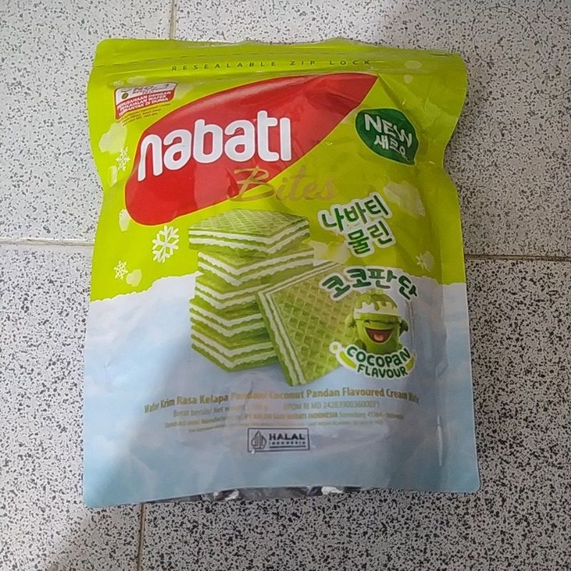 

Beli 2 gratis 1 Nabati Bites Wafer coconut Pandan 100gram