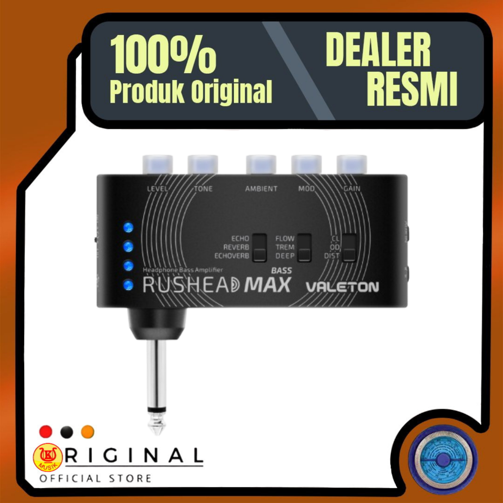 Valeton RH 101 Headphone Amplifier Rushead Max Bass RH101