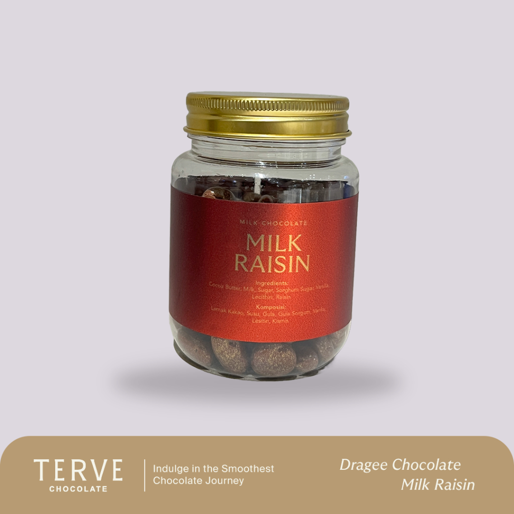 

Terve Dragee Milk Chocolate Raisin 100gr