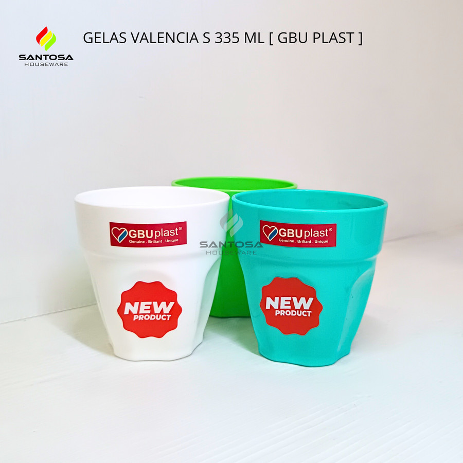 Gelas Valencia S 335 ml [ Gbu Plast ]