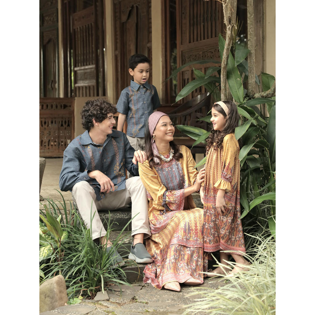 KARIMAKE - Tresna Family Set Dress Color Merigold