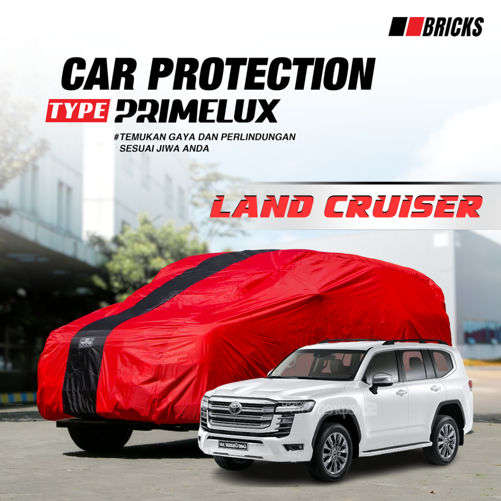 Cover Mobil Land Cruiser Sarung Mobil Land Cruiser SUV Body Cover All New Toyota Land Cruiser Tipe S