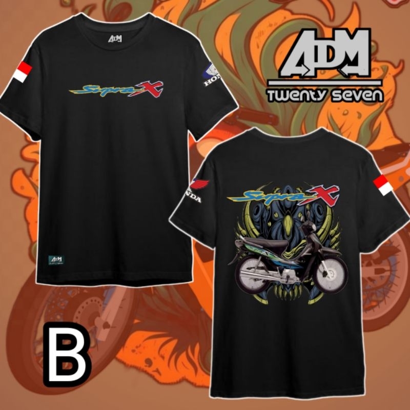 Kaos Honda Supra x Kaos Supra x jadul suprax bapak Kaos motor Supra X Tshirt Honda Racing