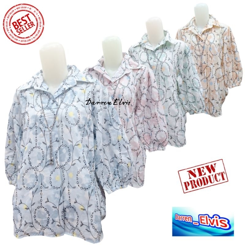 Atasan Wanita / Motif Bunga Bunga / Terkini