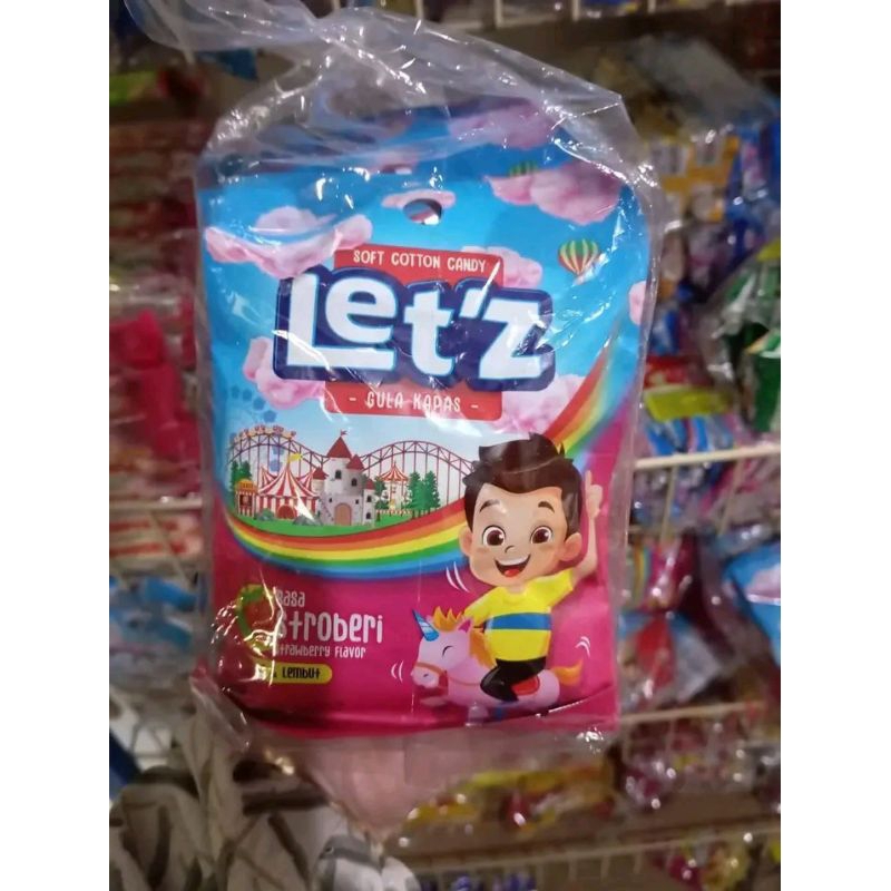 

Letz Gula Kapas 1 Karton Rasa Anggur Leci dan Stroberry