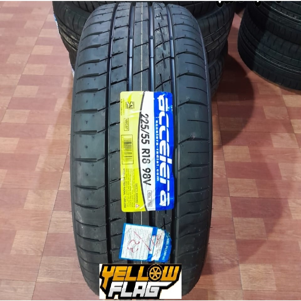 Promo Ban Accelera Iota St68 225 55 R18 - Ban Innova Terios Rush Xtrail Ring 18 225/55 Tubles