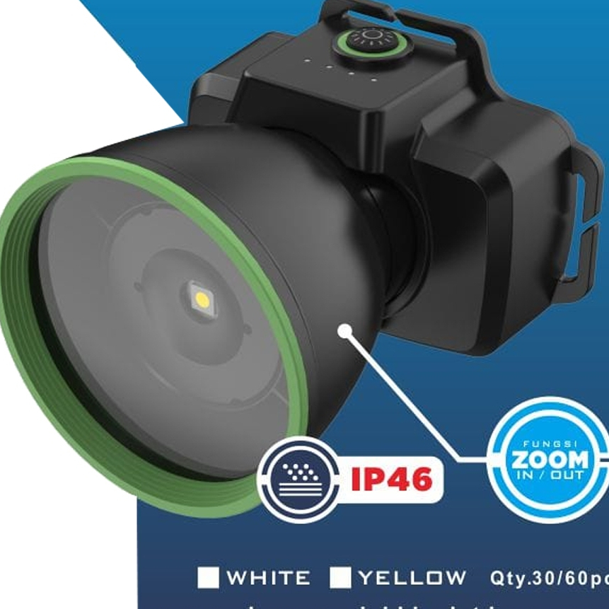 KAWACHI Senter Kepala Kawachi 35Watt LY-350z ZOOM