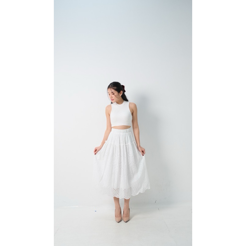 ROK MIDI / ROK RENDA / ROK BRUKAT/ ROK BANGKOK / ROK KOREAN STYLE / ROK PUTIH / ROK HITAM