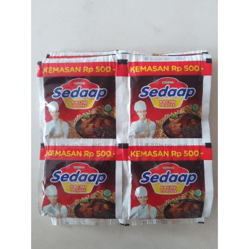 

Kecap Manis Sedap Sedaap 16ml 1 Renceng Isi 12 Sachet