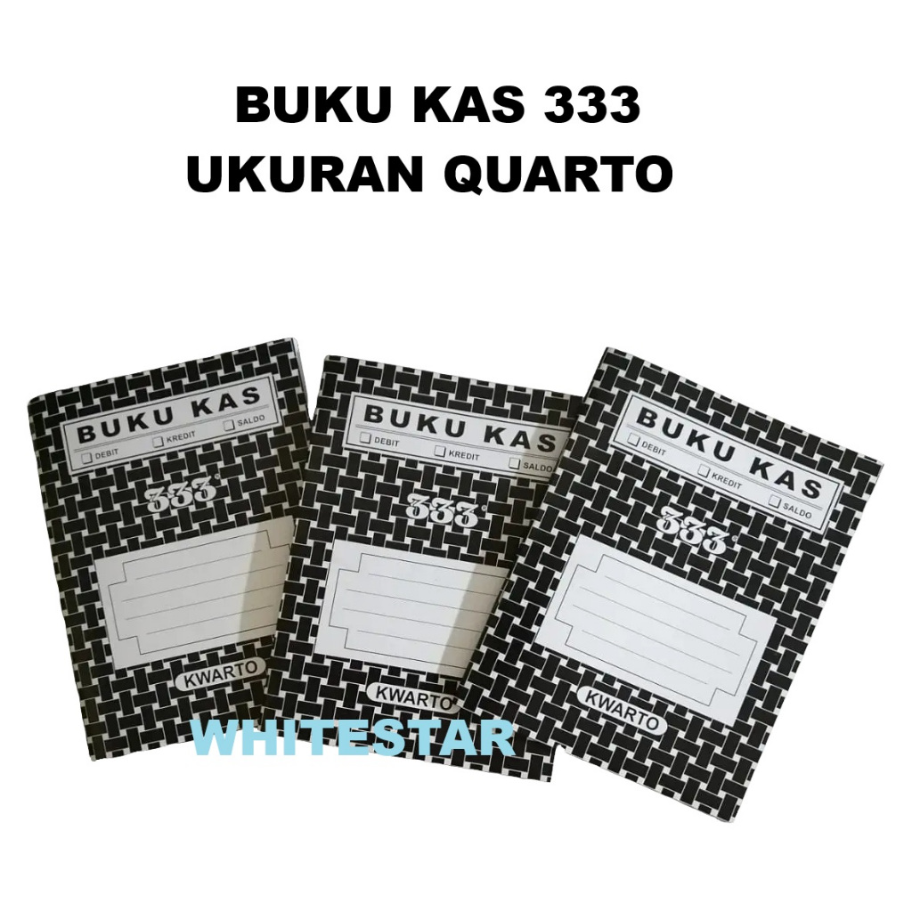 

buku kas 333 uk. / ukuran quarto - 60 lembar