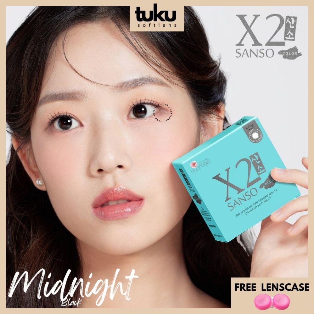 SOFTLENS X2 SANSO NEW COLOR 14,2 MM NORMAL & MINUS (-4,50 S/D -10,00) BY X2 / SOFLEN X2 NEW SANSO PR