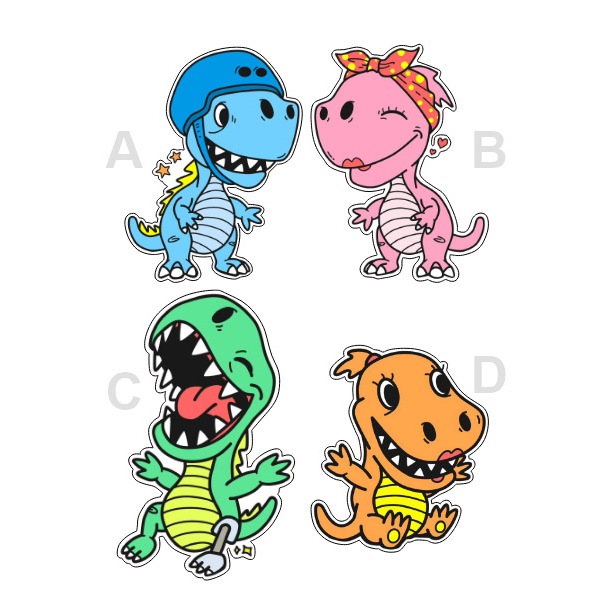 

STIKER VINYL CUT KISS GAMBAR DINO (BISA JUGA REQUEST GAMBAR LAIN)