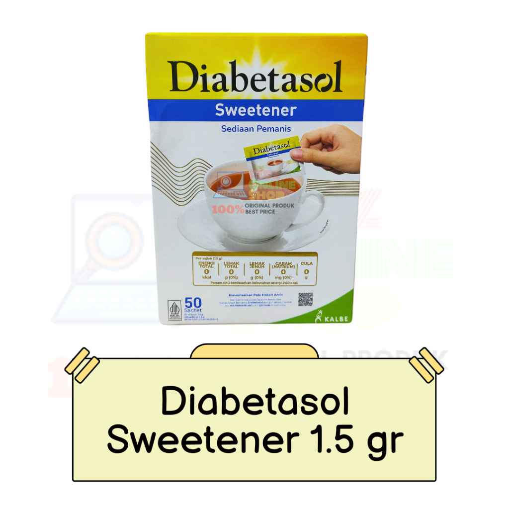 

Diabetasol Sweetener 1.5 gr x 1 Sachet