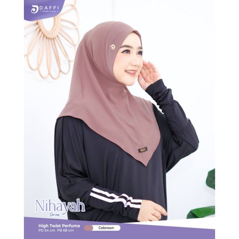 Daffi Hijab | Nihaya series - Hightwist parfume - hijab olah raga trendy kekinian