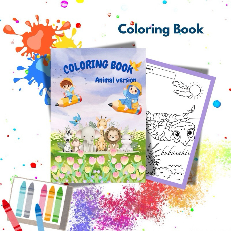 

Kertas Mewarnai Hewan (BACA DESKRIPSI)