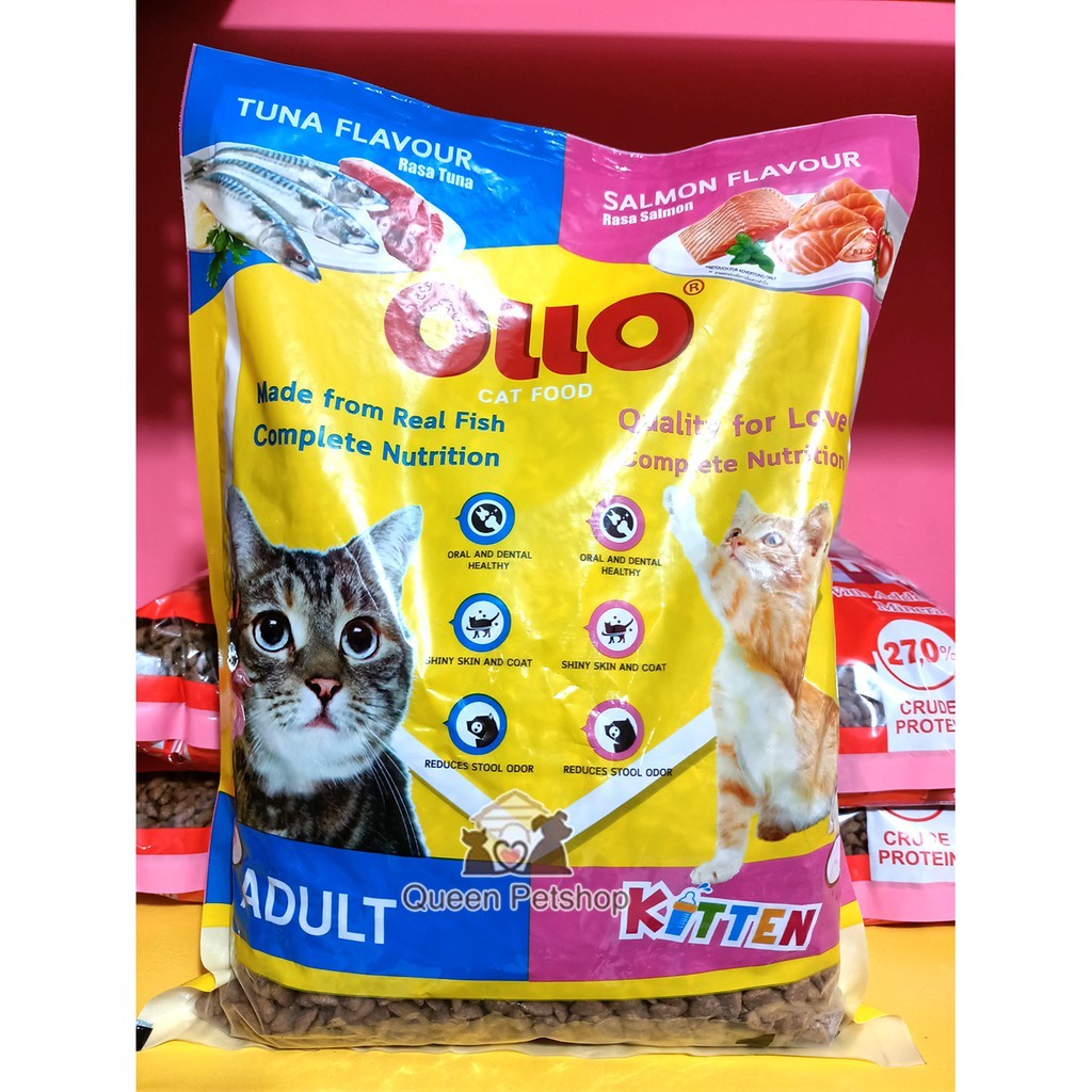 Ollo cat food 1kg - Makanan kucing ollo 1kg