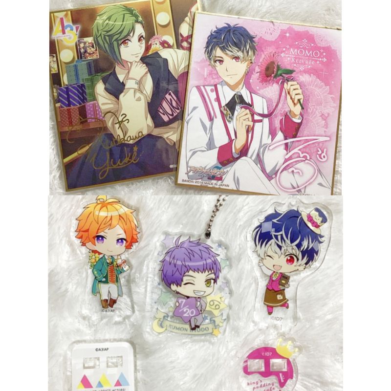 A3 & Idolish7 Shikishi, Acrylic Standee, Keychain | Tenma, Yuki, Kumon, Momo