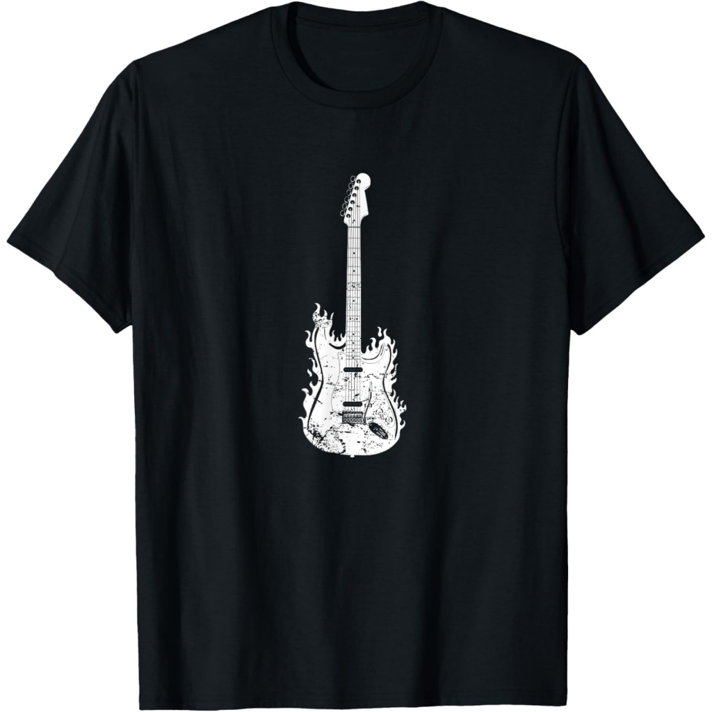 Kaos Gitar Listrik Berapi-api