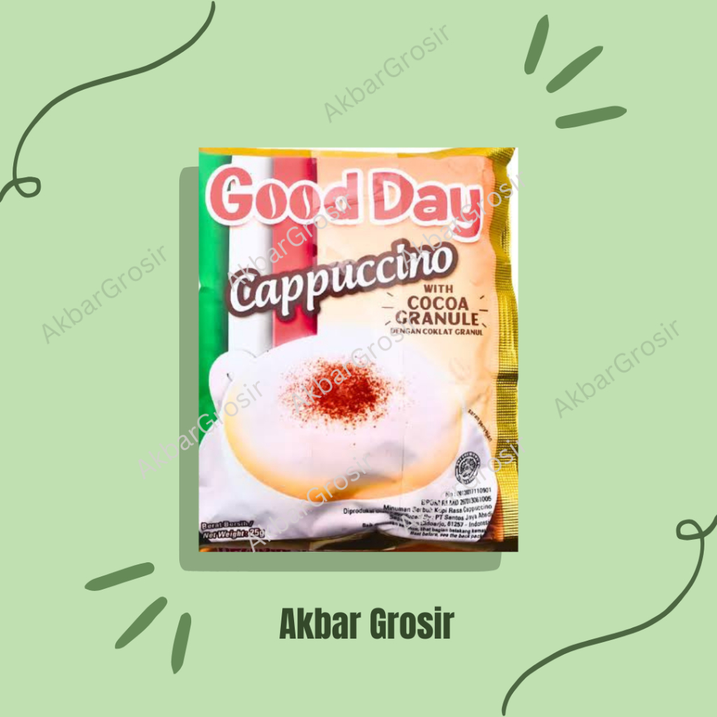 

RENCENG GOOD DAY Kopi Cappuccino 25gr Renceng Isi 10scahet (PROMO) - Kopi With Cocoa Granule