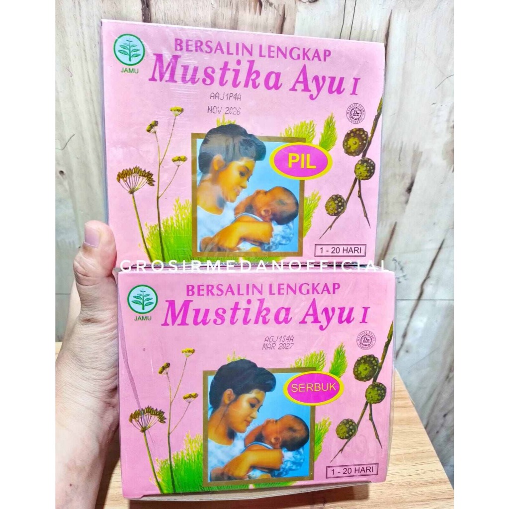 MUSTIKA AYU PINK JAMU BERSALIN LENGKAP MUSTIKA AYU - READY KEMASAN PIL DAN JAMU