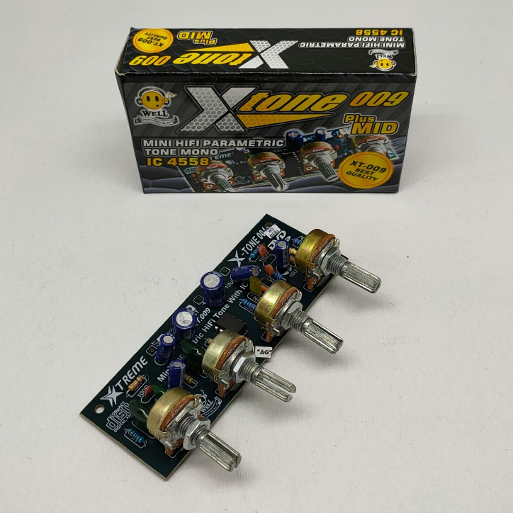 Kit Tone Control Mono X-Tone 009 Volume Trebel Middle Bass Well